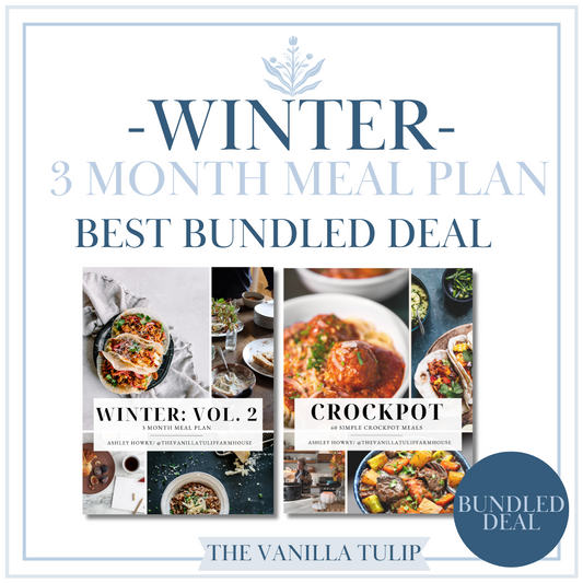 Winter Meal Plan & Crockpot Cookbook Combo